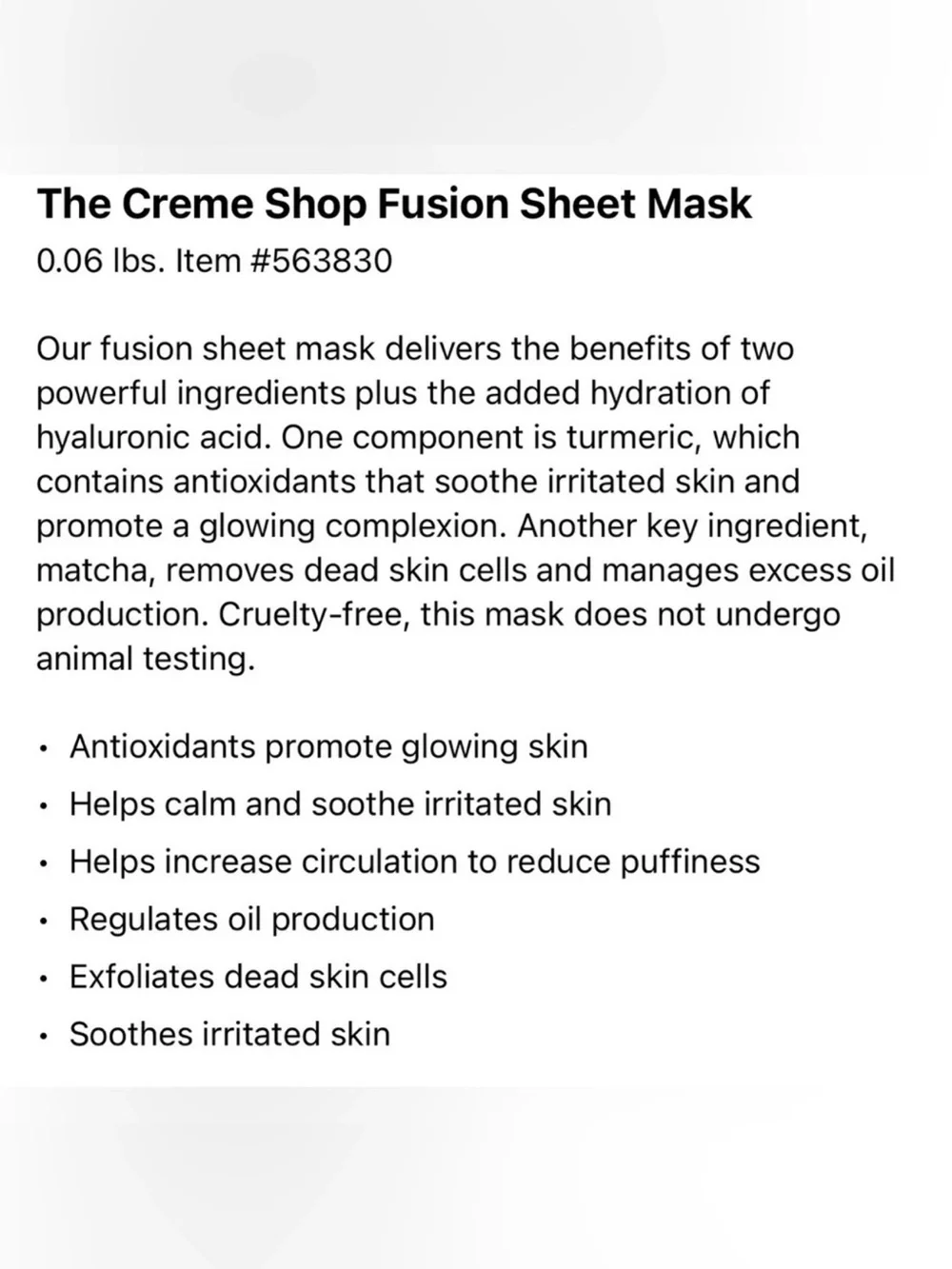 NIB Cherimoya Juicy Lip Oil Set of 3 & The Creme Shop 2 Fusion Sheet Masks